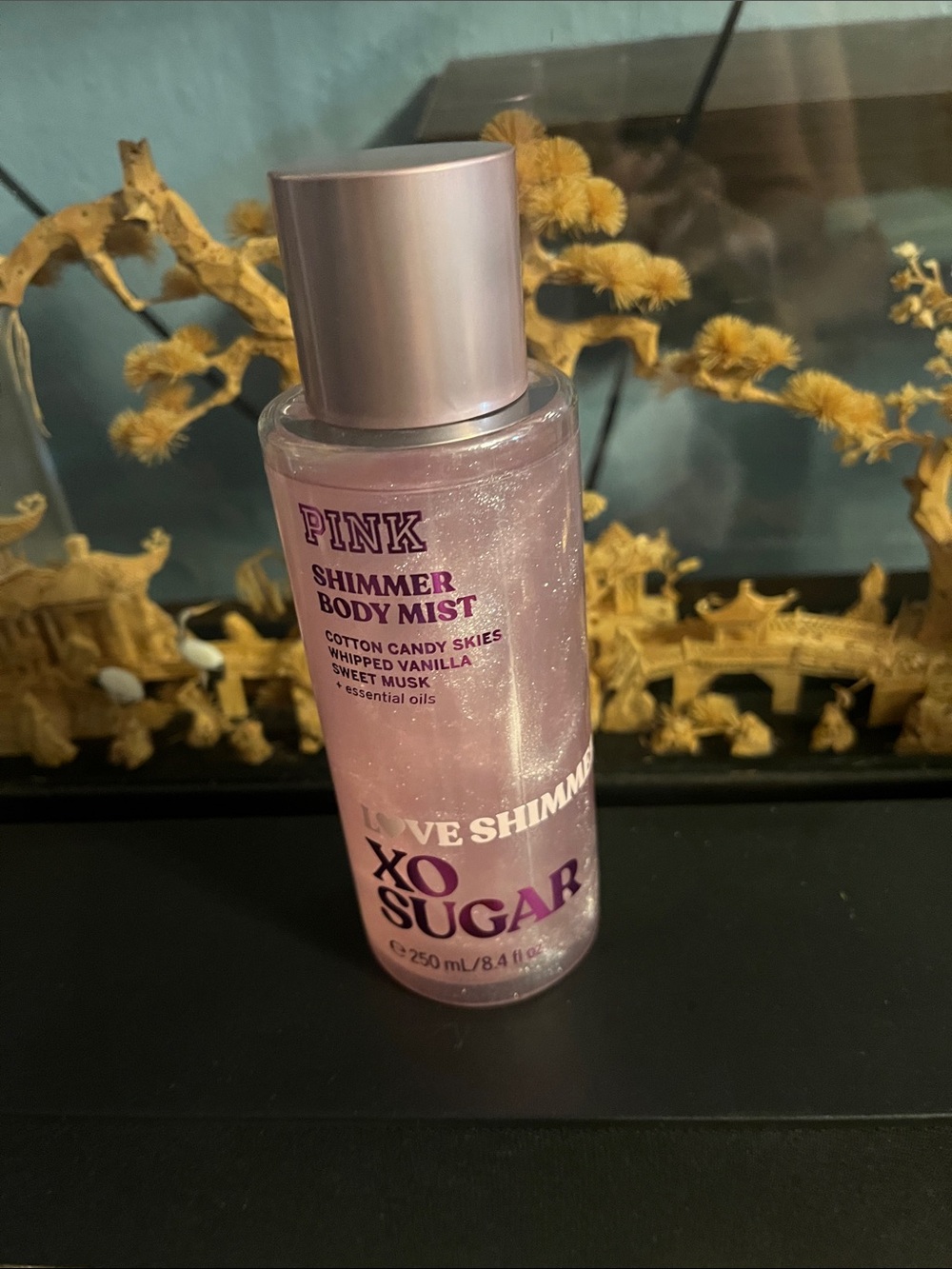 PINK Victoria's Secret Shimmer Body Mist in Light Pink